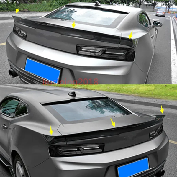 Модификация автомобиля аксессуары настоящий хвост из углеродного волокна отражающая панель для Chevrolet Camaro