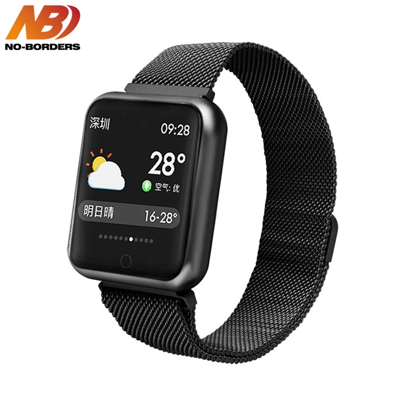 Оригинальные Смарт часы P68 спортивные фитнес браслет IP68 трекер активности