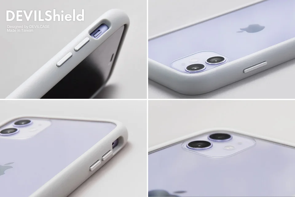 DEVILCASE Devilshield для iPhone 11, iPhone 11 Pro, iPhone 11 Pro Max ТПУ бампер+ задняя прозрачная стеклянная панель