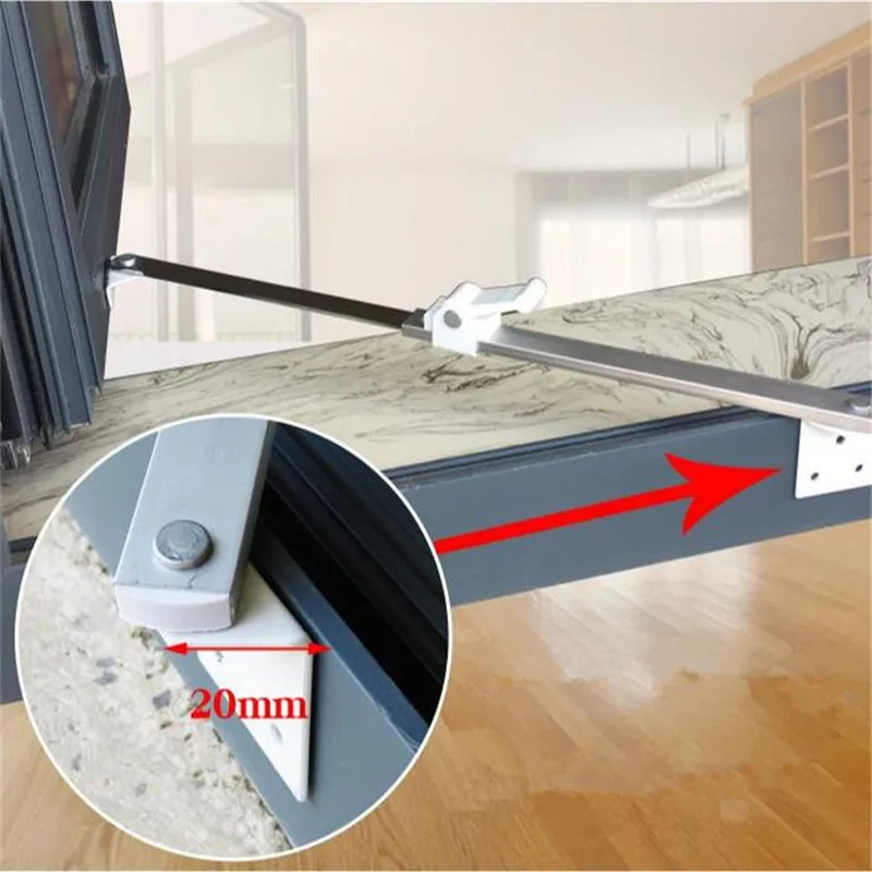 Цветной стальной ветрозащитный фиксатор для окон выдвижная опора ветра