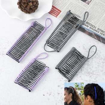

Double Slide Comb Clip Hairpins Hair Tools Magic Hair Combs Vintage Banana Hair Clip Flexibel Hairclip Stretchable