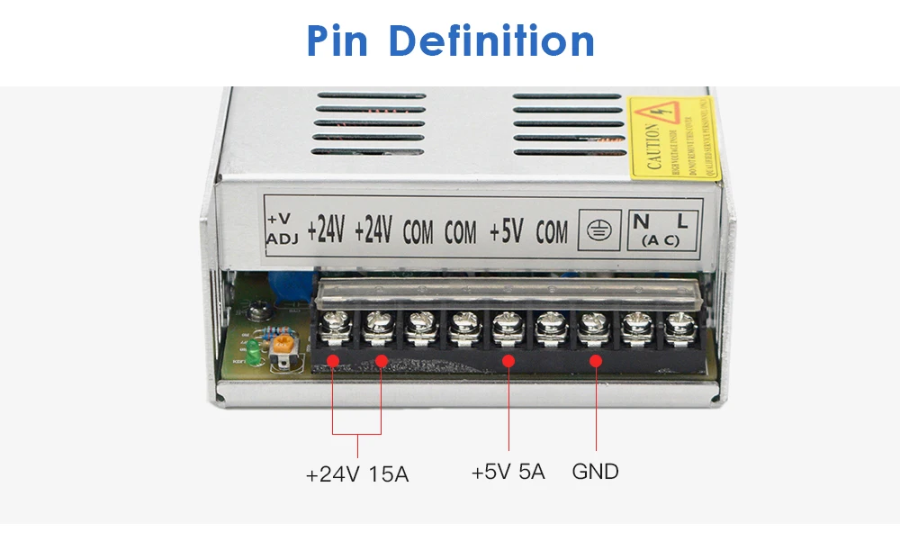 WaveTopSign WT-24-5 24V15A или 5V5A выключатель питания
