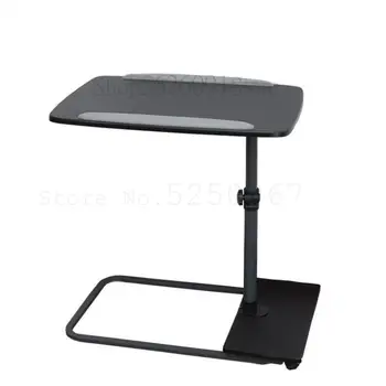 

Package Mail Comfortable Home Bed Bedside Table Large Desktop Notebook Computer Desk Ultra-low Base Can Lift Move Fall To The