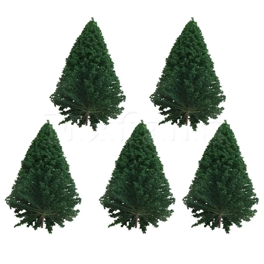 

Mxfans 5x BA01-311 120mm Model Miniature Sandbox Architecture Plastic Pine Trees