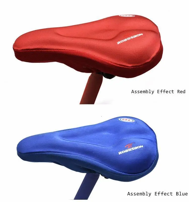 3D силиконовый и гелевый коврик, мягкий толстый чехол для велосипедного седла, велосипедная подушка для сиденья, 3D уплотненный мягкий чехол для велосипедного седла