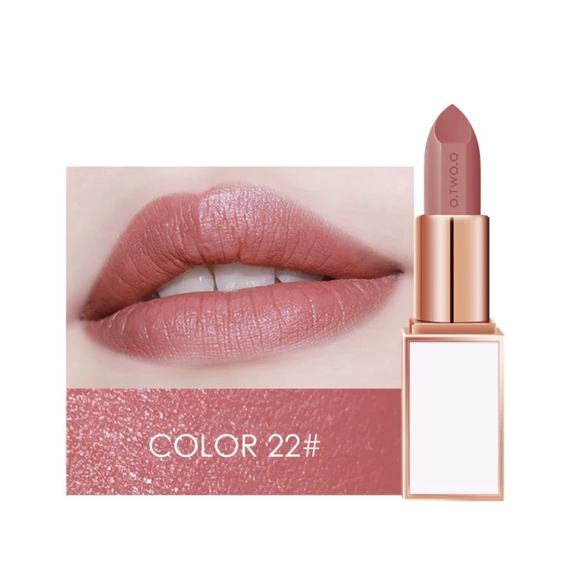 18 20 Colors Semi-Matte Lipstick Lip Makeup Lipstick Long Lasting Matte Beauty Tools labiales batom Lips Tint D1 - Цвет: 18