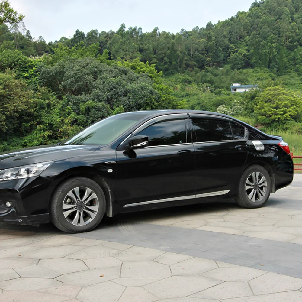 Для Honda Accord 2003- автомобильные аксессуары, оконный козырек, Солнцезащитный дождевик, дефлектор, тент, защитная пленка, накладка, 4 шт