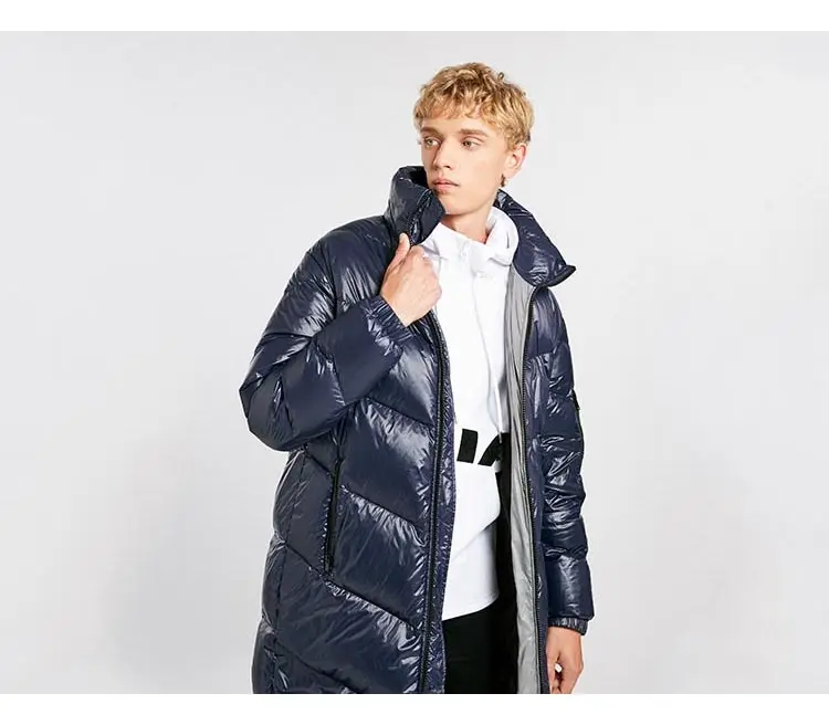 MLMR мужской зимний длинный пуховик с капюшоном, парка, пальто jackjones, новая мужская одежда 218412530