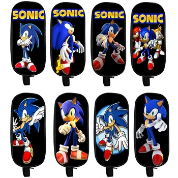 

Sonic Double Layer Kids Pencil Bag Students Pencil Case for Childs Cute Stationery Bag Boys Girls Beautiful Gifts Pen Bag