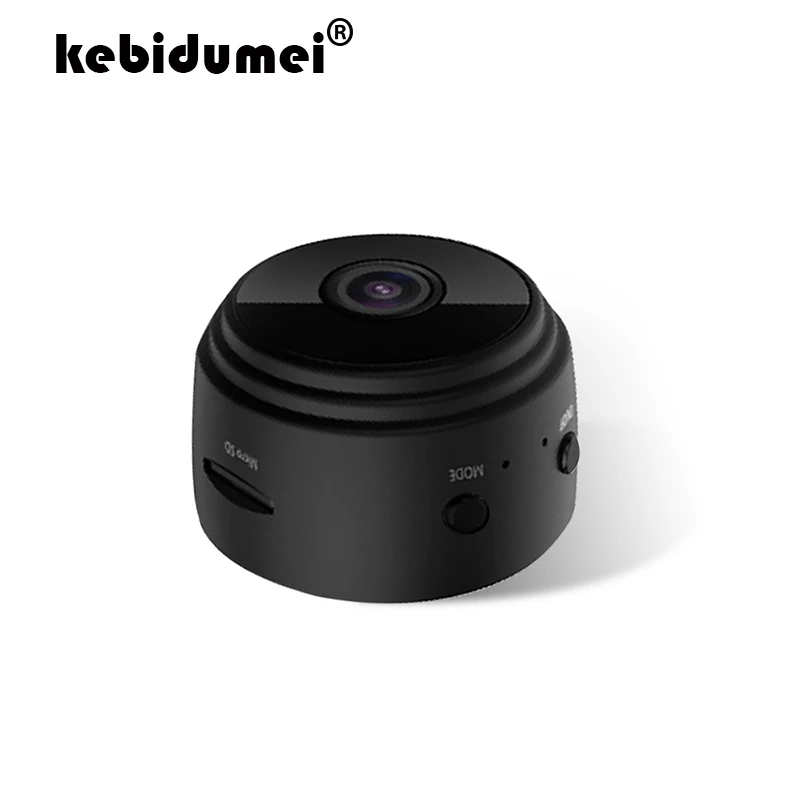 Миниатюрная беспроводная IP камера с Wi Fi 1080P маленькая микро датчиком движения и