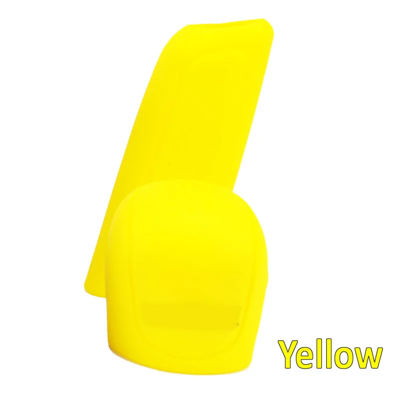 A-Yellow Автомобильный резиновый протектор оболочка рукоятки рычага переключения передач защита ручного тормоза для Jeep ренегатский Чероки Wrangler Компас Патриот Santafe i20 i30 - Название цвета: A-Yellow