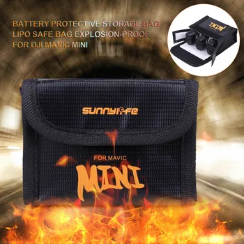

Battery Protective Storage Bag LiPo Safe Bag Explosion-Proof For DJI Mavic Mini Lithium Polymer Battery Pack Battery