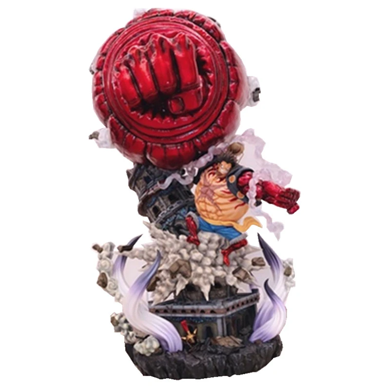 43 3 Anime One Piece Monkey D Luffy Gear 4 Bounceman Straw Gk Original Statue Portrait Action Figure Collectible Model Toy K81 Action Figures Aliexpress