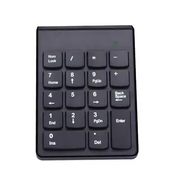 

Wireless 2.4G Mini USB 18 Keys Number Pad Numeric Keypad Keyboard For PC Laptop Computer Accessories 5.6
