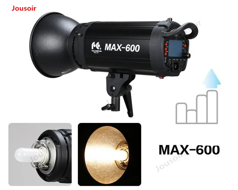 Falcon Eyes MAX-600W вспышка студийное освещение маленькое студийное освещение фотоосвещение портретное освещение комплект из трех огней CD50 T03