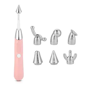 

6 In 1 Beauty Bar Electric Face Eye Nose Body Joint Massager Anti Wrinkle Skin Lifting Face Body Massage Stick Tool