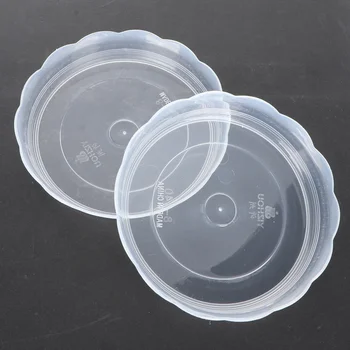 

20pcs Plastic Round Flower Pot Tray Bottom Support Plant Pot Saucer Flowerpot Drip Tray for Garden Balcony 14cm(Transparent)