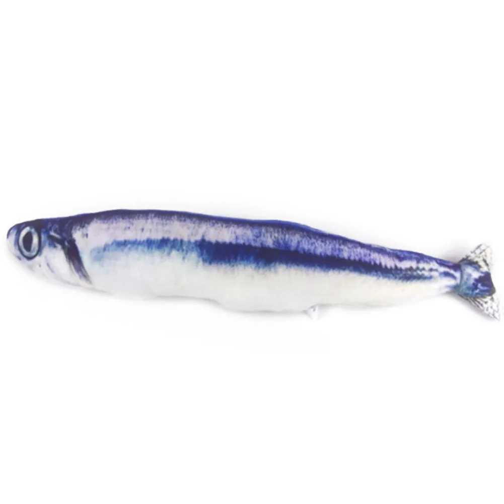 Cat Wagging Fish Realistic Plush Toy Simulation Catnip Soft Gift for Pet Chewing WXV Sale