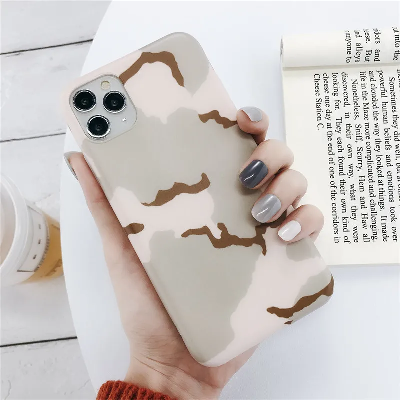 8967 Lovebay камуфляжный чехол для телефона iPhone 7 8 6 6S Plus 11 Pro X XR XS Max армейский зеленый Модный Камуфляжный мягкий IMD силиконовый чехол - Цвет: 8967