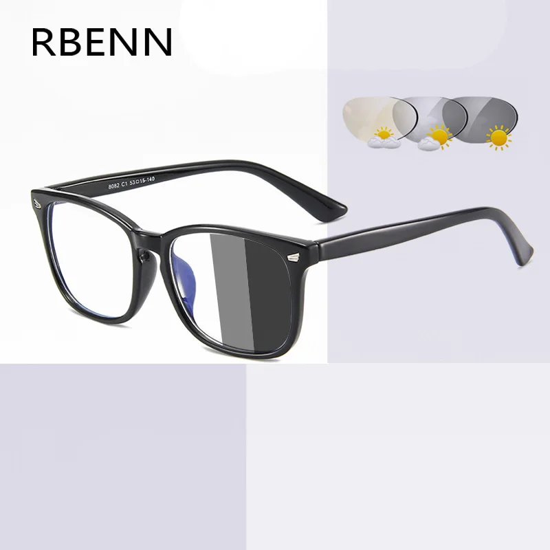 Очки компьютерные RBENN для мужчин и женщин UV 400 фотохромные с защитой от