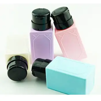 

200ml Empty Pump Dispenser Nail Tools Bottle for Liquid Alcohol Remover Cleaner Refillable Container for Nail Art UV Gel Cleaner