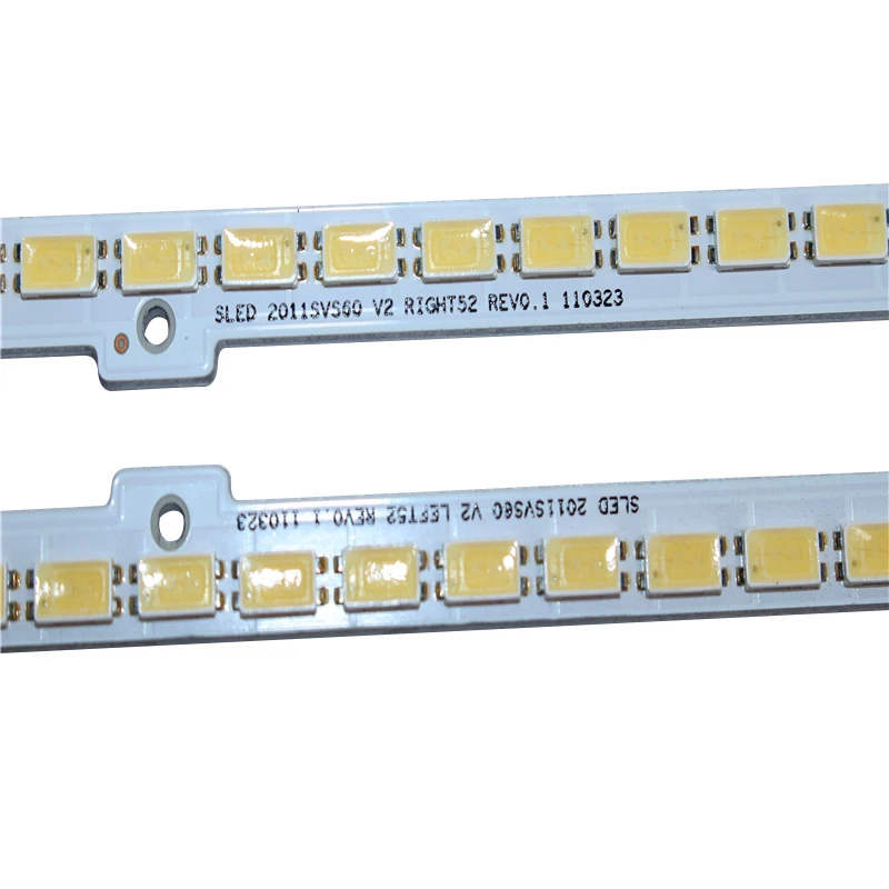 16 пар/лот S светодиодный 2011SVS60 V2 LEFT52 LEFT52 BN64-01790A#1 BN64-01808A#1 для samsung светодиодный Подсветка газа 52 светодиодный S 372 мм
