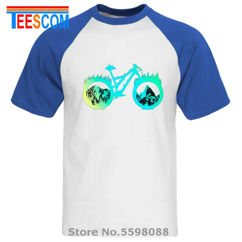 Raglan white blue
