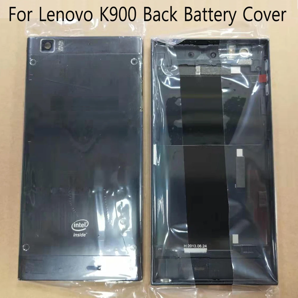 Металлическая Задняя крышка корпуса для Lenovo K900 задняя батарейного отсека с