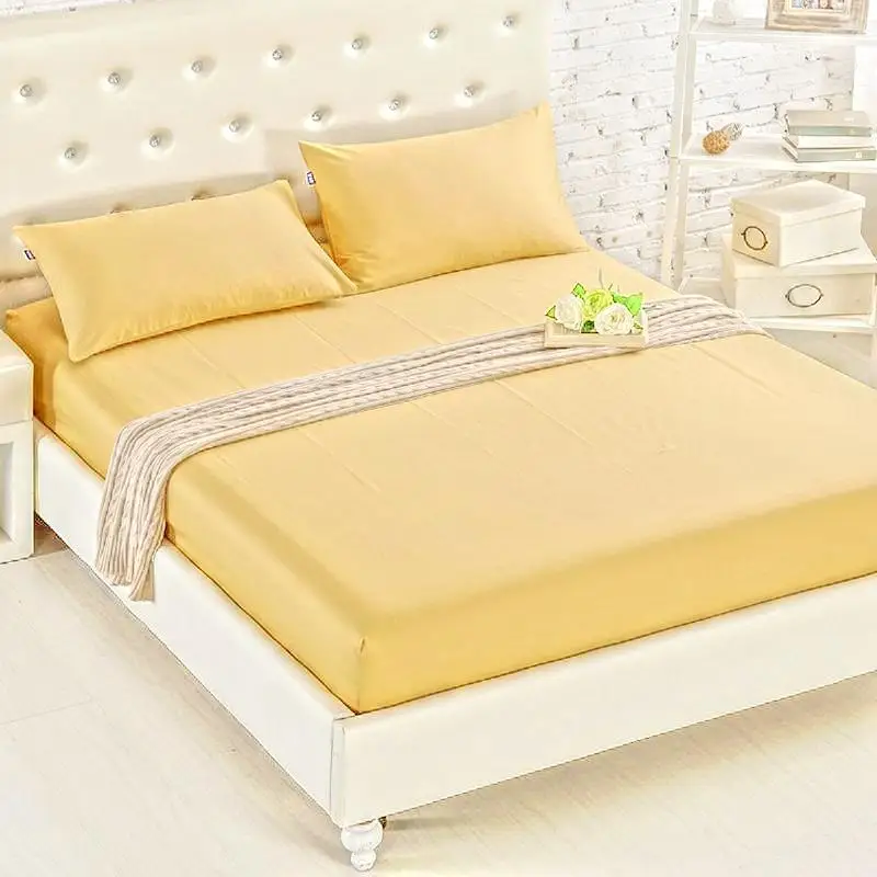 Fitted-Sheet-Mattress-Cover-Solid-Color-Sanding-Bedding-Linens-Bed-Sheets-With-Elastic-Band-Double-Queen (11)_conew1