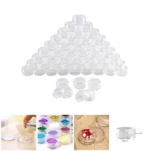 100 шт 5 мл прозрачные пластиковые баночки косметические емкости для образцов мини-бутылки ZGOOD