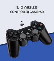 Gamepad 2 adet/takım 2.4G kablosuz oyun denetleyicisi için USB adaptörü ile Video oyunu konsolu 360 ° PC için Joystick dizüstü TV