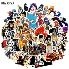 52 шт. классический японский анимационный Сказочный хвост наклейка для велосипеда мотоцикла скейтборда гитары ноутбука багажа Граффити стикер