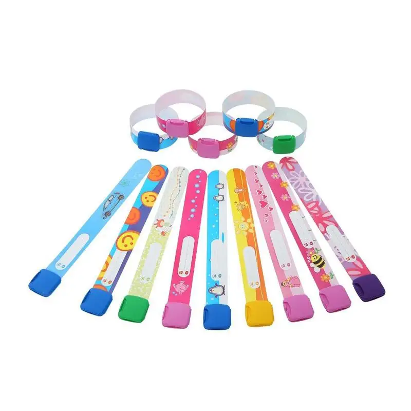 

1pcs Band Reusable Safety Wristbands for Children Child Safety ID Wristband Variety of Designs and Colors Fully Adjustable