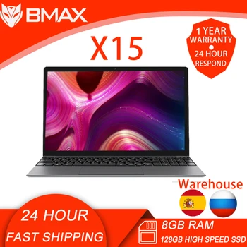 شراءحاسوب محمول BMAX X15 مقاس 15.6 بوصة حاسوب محمول Windows10 1920x1080 DDR4 8GB RAM 128GB SSD Intel Gemini Lake N4120 رباعي النواة HDMI مزدوج واي فاي