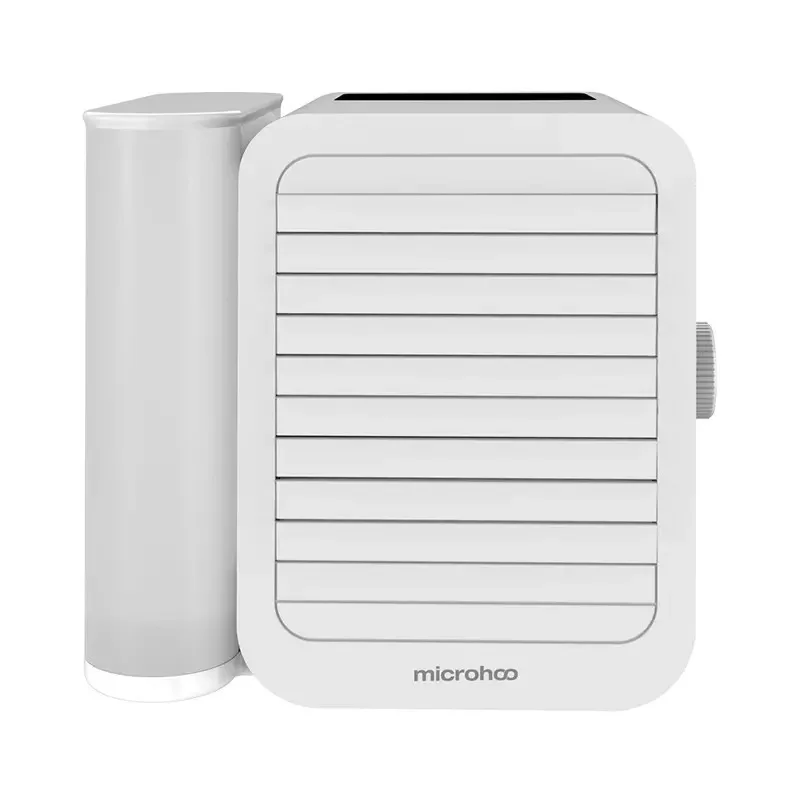 Белый XIAOMI Microhoo 3 в 1 мини Кондиционер Вентилятор водяного охлаждения сенсорный экран синхронизации артический кулер-увлажнитель для лета - Цвет: Белый