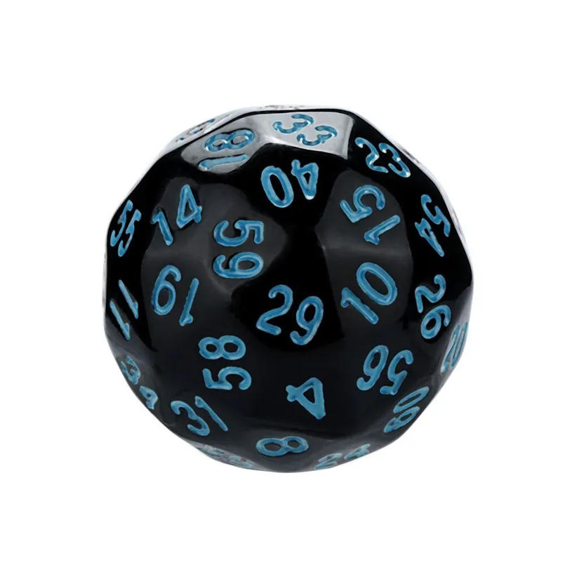 Polyhedron D60 poly dice game dice acrylic dnd dice sets dados poliedricos brand new dados rpg dice tray dice set d60 30A20 (1)