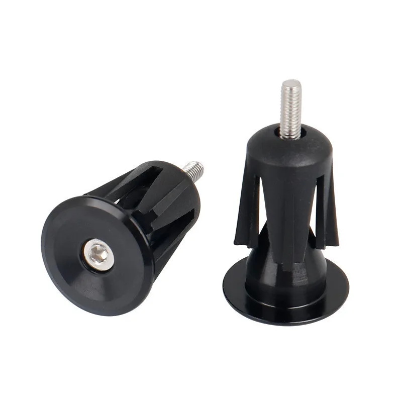 2PCS Bike Handlebar Plugs Bicycle Grips Aluminum Alloy Bike Handlebar End Lock-On Plugs Bar Grips Caps Covers Bicycle Accesorios
