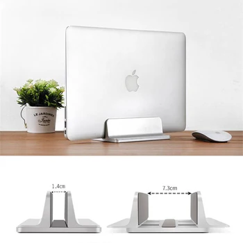 

Vertical Adjustable Desktop Laptop Stand Aluminium Notebook Mount Support Base Holder for Apple MacBook Pro Air MateBook new