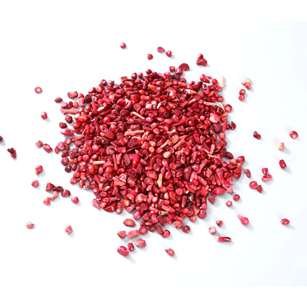 500 г натуральный красный Roral гравий сушильные камни кварцевый нефрит