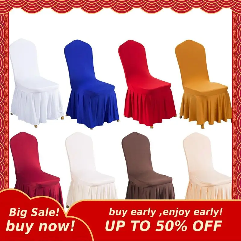 MIHE современный простой свадебный чехол из спандекса стрейчевый эластичный Чехол