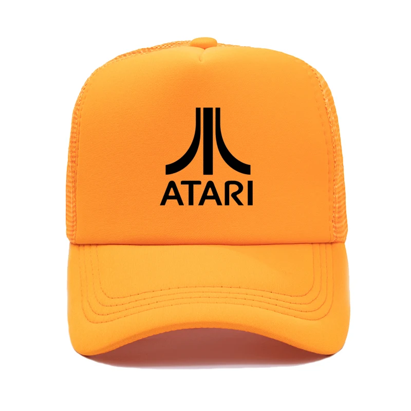 Серия Atari, бейсболка с буквами, Повседневная Регулируемая Кепка, Кепка для водителя грузовика, модная мужская и женская сетчатая Кепка