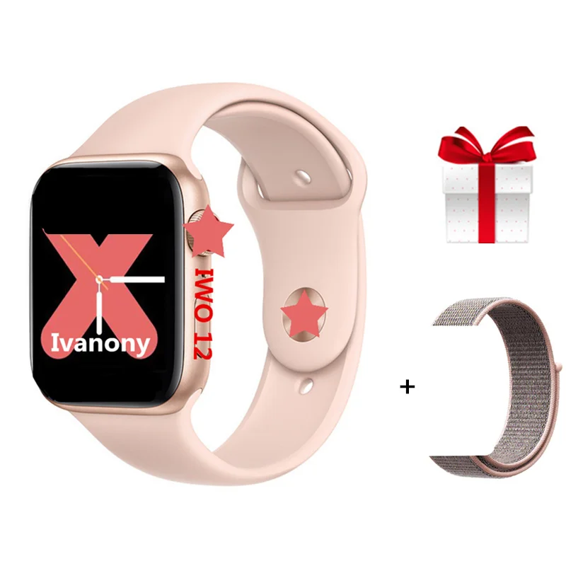 F IP68 Часы SmartWatch IWO 12 Pro спортивные умные часы ЭКГ монитор сердечного ритма Whatsapp напоминание о сообщениях IWO 12 серия 5 VS IWO 10 W34 - Цвет: F