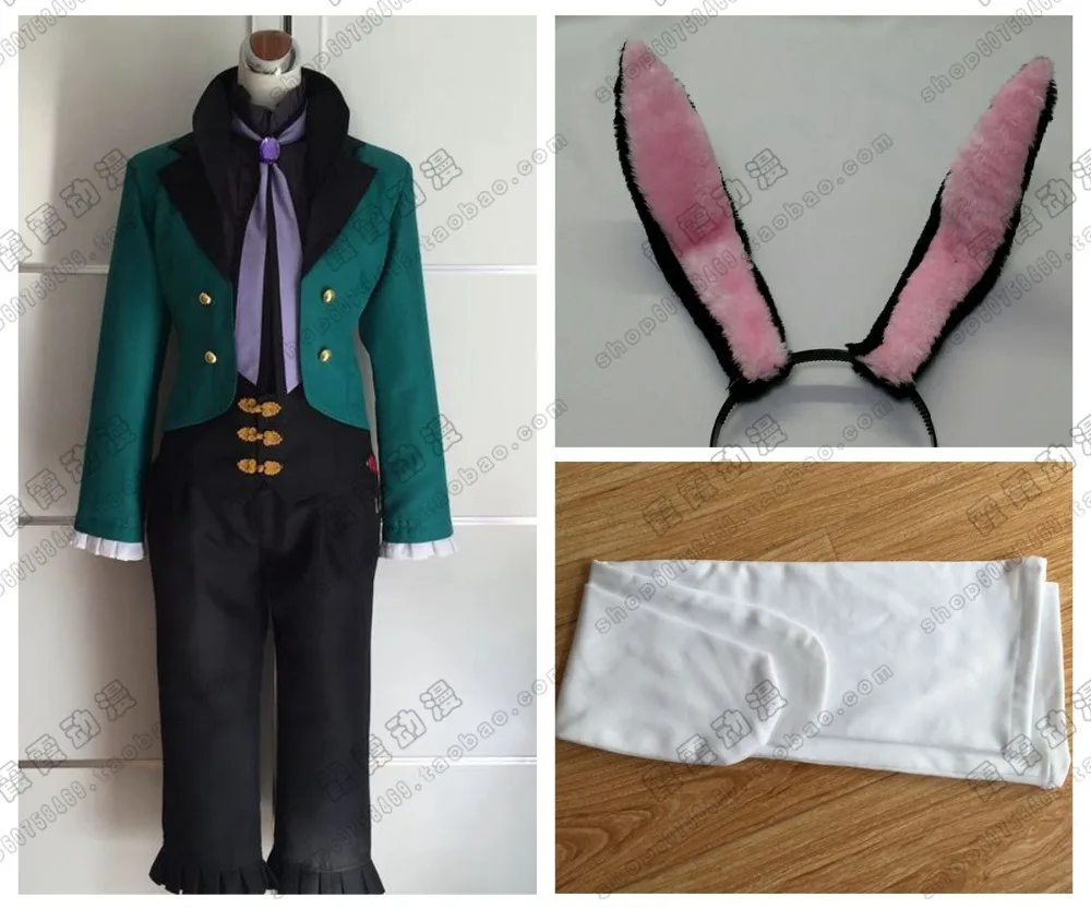 Аниме! Анимация Kisaragi Koi Uzuki Arata Satsuki Aoi готические униформы с готическими надписями карнавальный костюм на Хэллоуин