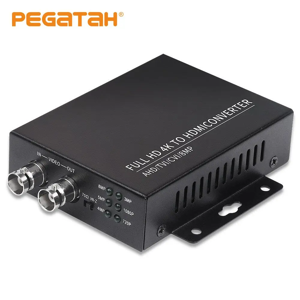 New Full HD  8MP/4K CVI to HDMI Video Converter Support 4MP CVI Camera/1080P CCTV Camera/720P Camera Video Converter
