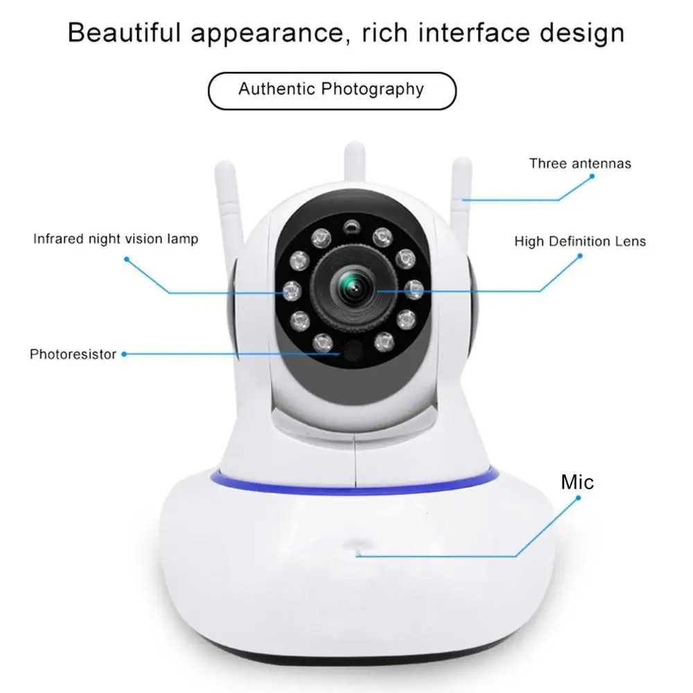 1080P домашняя ip-камера безопасности двухсторонняя аудио Беспроводная мини-камера ночного видения CCTV WiFi камера детский монитор