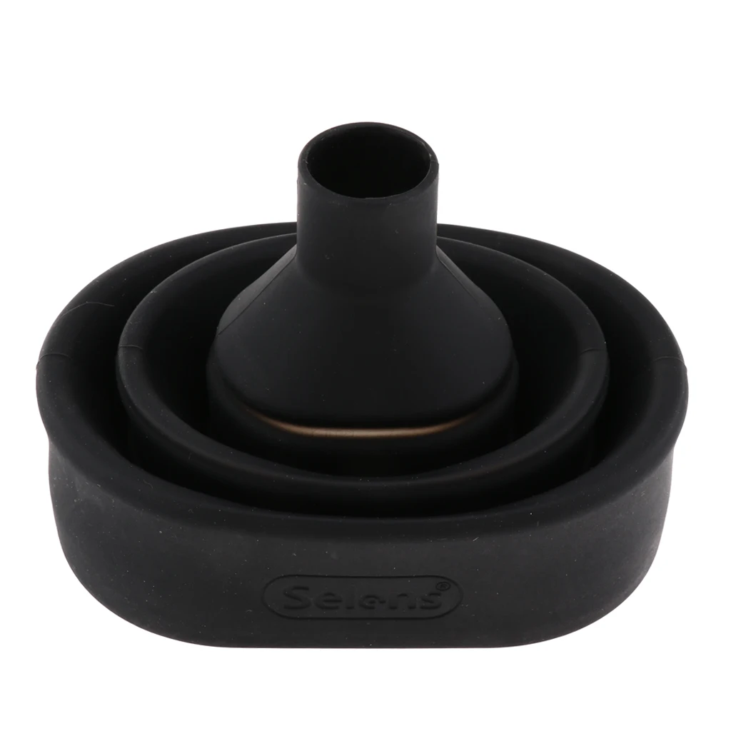 Magnetic 4 Stage Collapsible Flash Snoot Silicone Modular Light Modifier for Canon Nikon Yongnuo on-Camera Speedlite