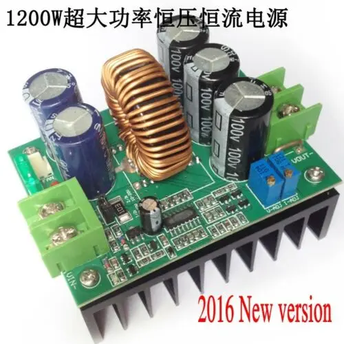 1200W 20A CC/CV повышающий преобразователь постоянного тока DC 8 V-60 V-12 V-80 V Мощность