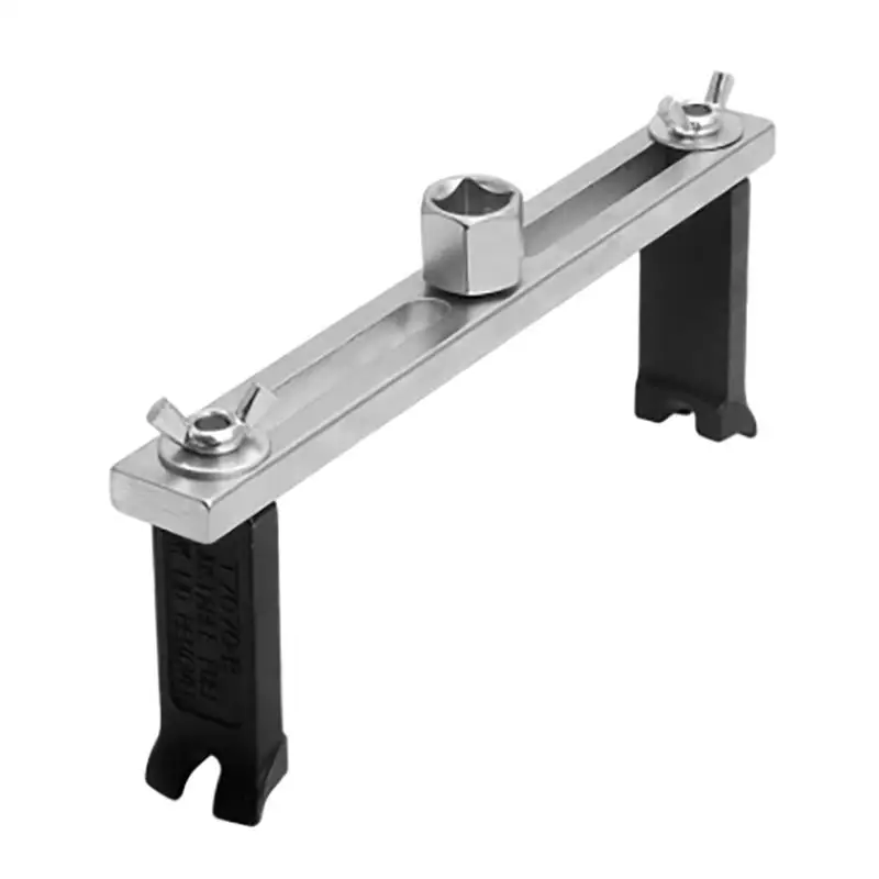2 Jaw Fuel Adjustable Tank Lid Removal Tool Pump Cover Remover Spanner Wrench European Cars Tools |