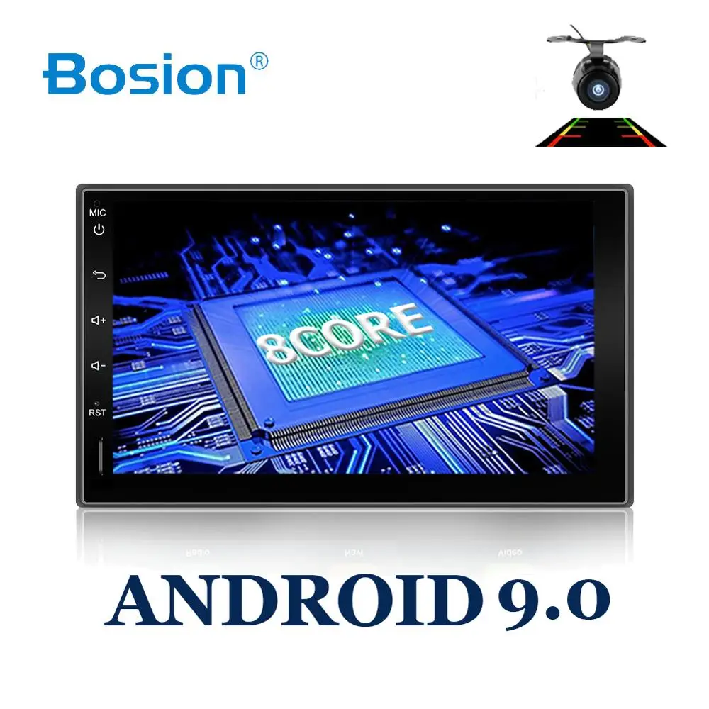 Bosion Octa Core 2din Android 8,1 2 г оперативная память 16 Гб встроенная поддержка 4 LTE SIM сети автомобиля gps универсальный автомобильный Радио плеер