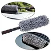 Microfiber Long Handle Dust Wax Washable Drag Wax Shan Washer Car Cleaning Brush Auto Window Duster Retractable Stainless Steel ► Photo 1/6